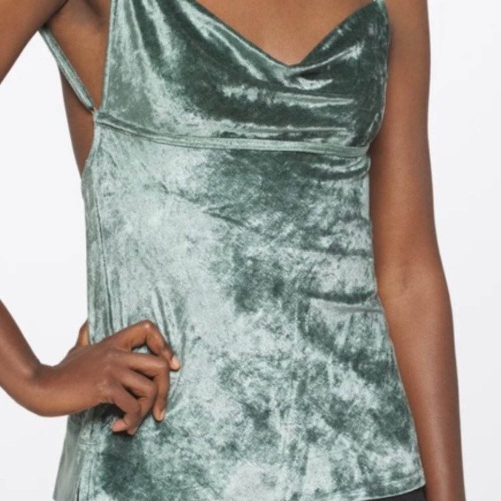 Sz M Free People Intimately All Night Velvet Camisole $68